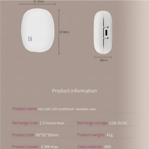 The White Toothbrush Sterilization Box Can Sterilize Effectively To Protect Your Oral Cavity. It's Simple And Elegant, Making Brushing Teeth Healthier And More Reassuring. - Image 2
